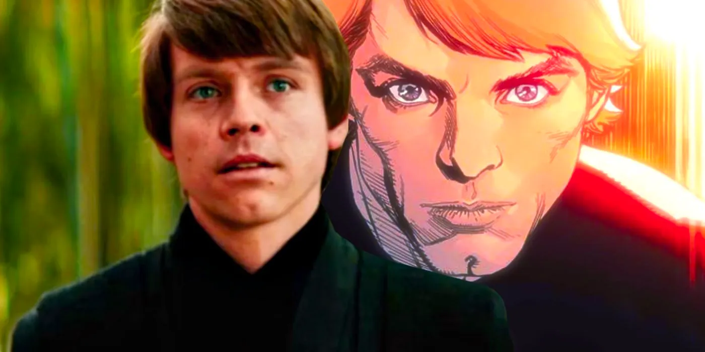 Luke Skywalker on Ossus and Star Wars #50 Cover Custom Star Wars Image Image