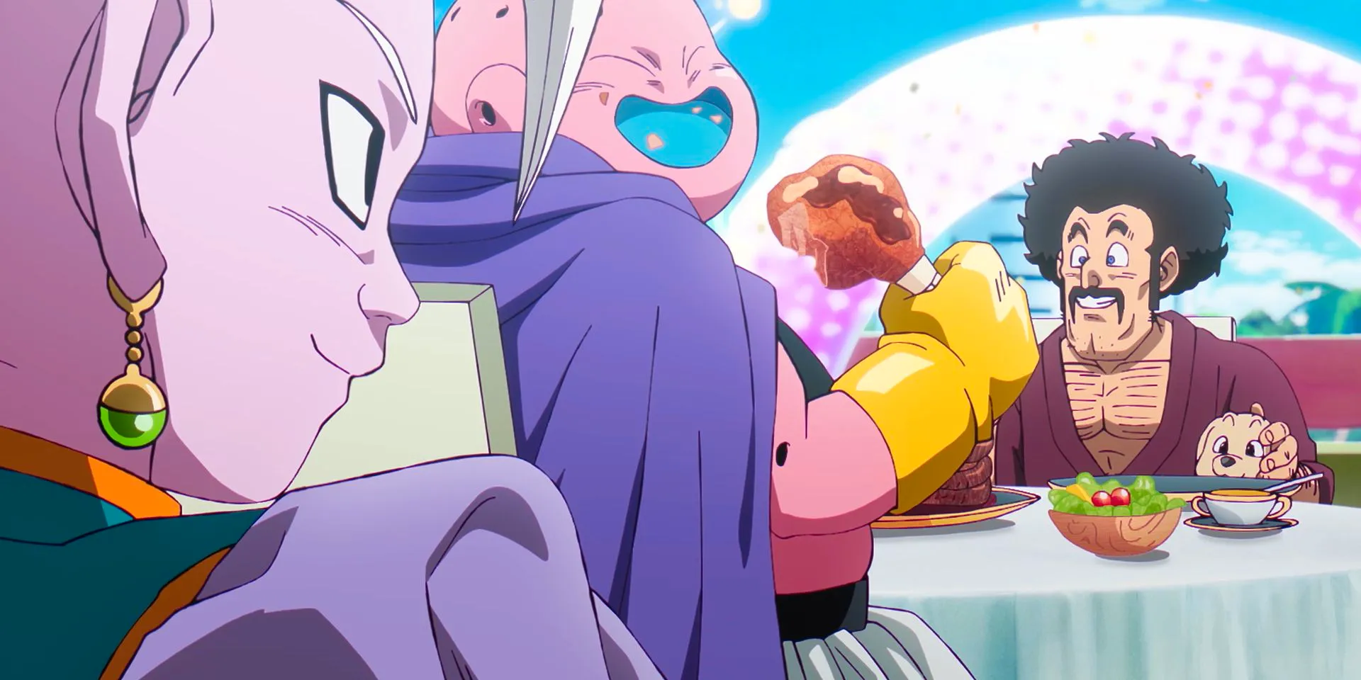 Majin Buu talking about eating Vegito in Dragon Ball Daima Image