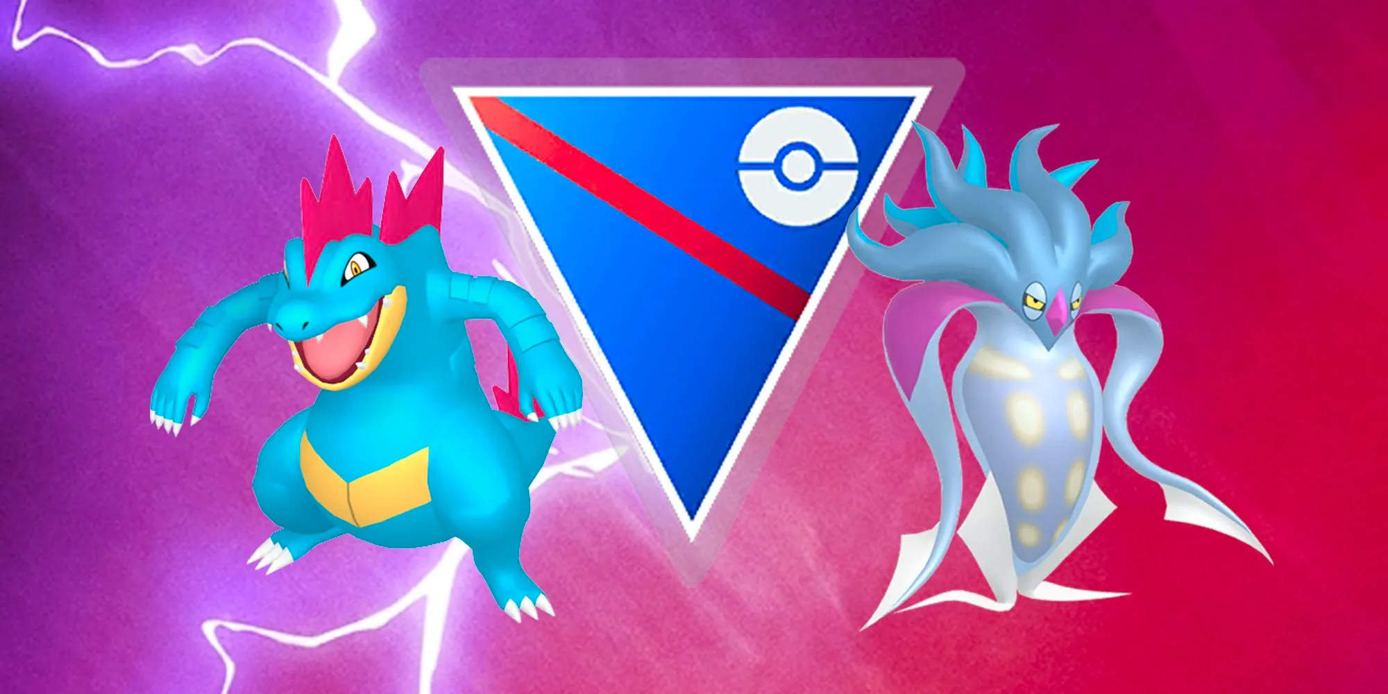 Malamar and Feraligatr appearing in the best team for the Great League Image