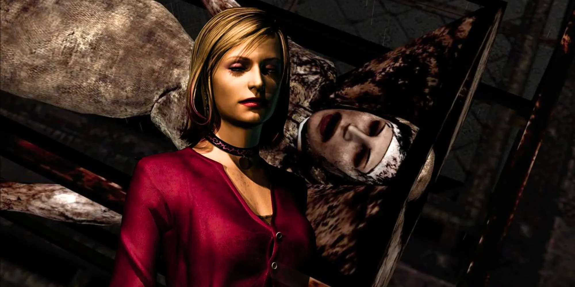 Maria and her final boss form in Silent Hill 2 Image