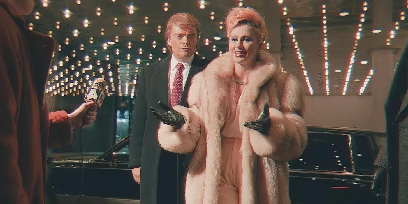 Maria Bakalova & Sebastian Stan as Ivana and Donald Trump in The Apprentice movie  Image