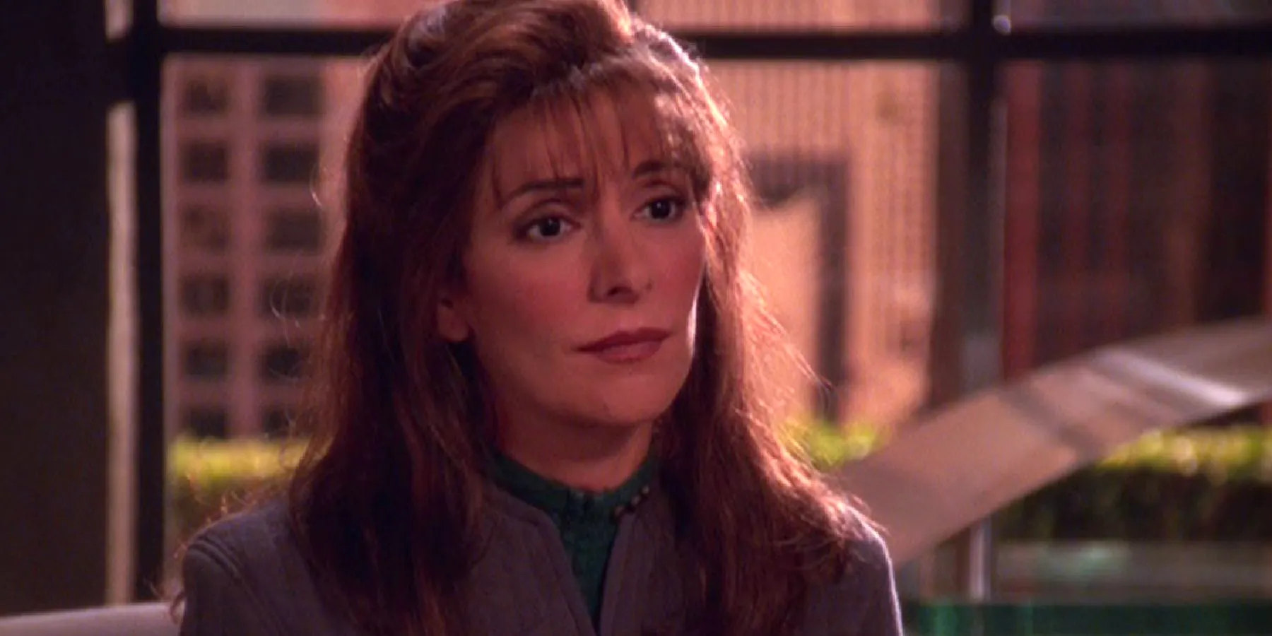 Marina Sirtis as Deanna Troi in Star Trek: Voyager Image