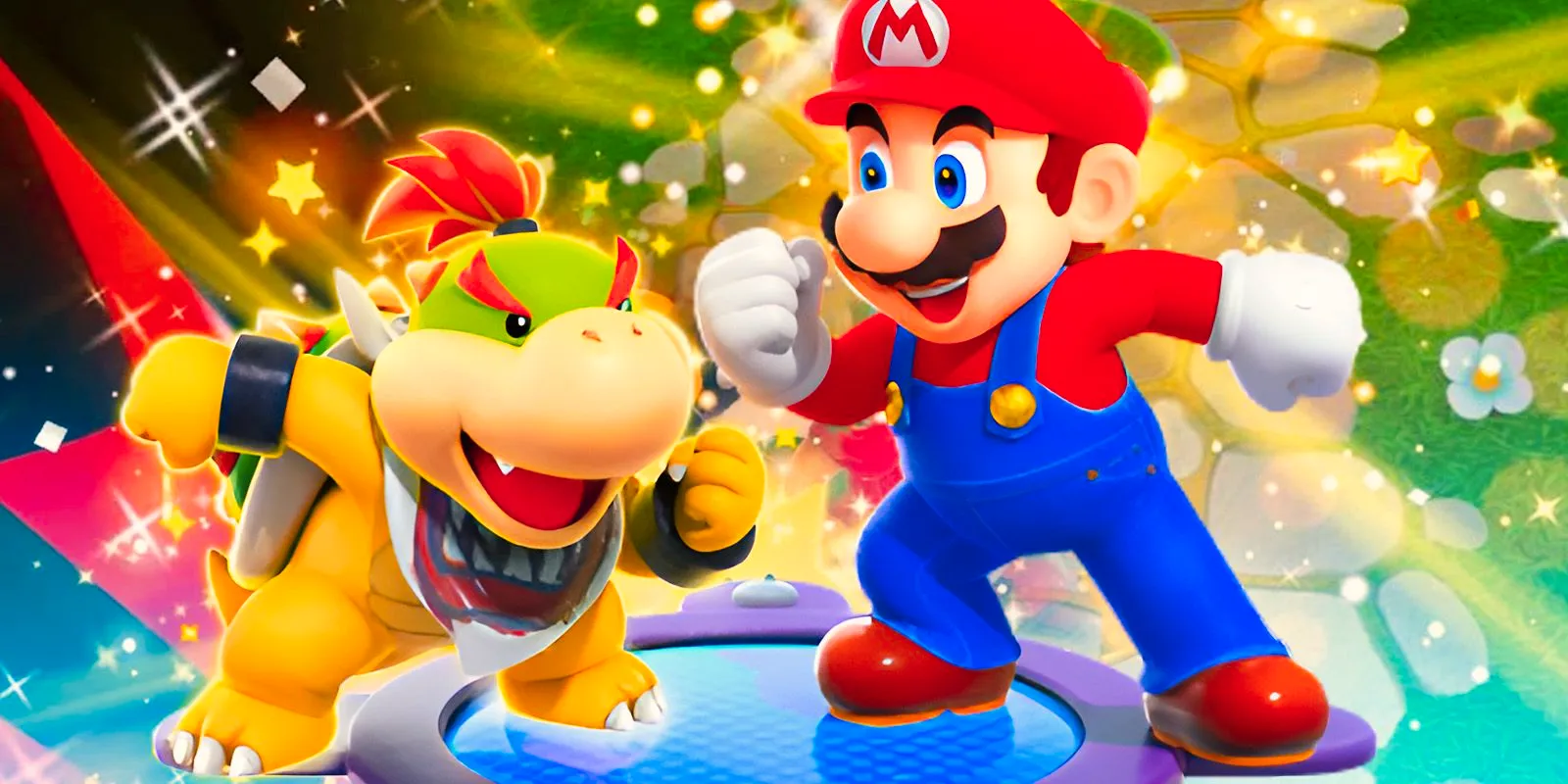 Mario and Baby Bowser from Super Mario Party Jamboree Image