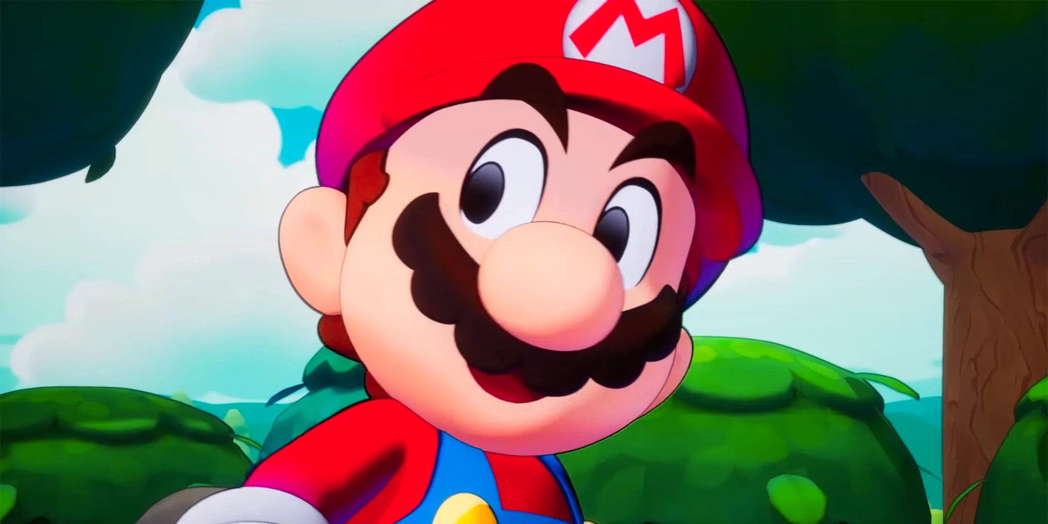 Mario looking surprised in Mario & Luigi: Brothership. Image