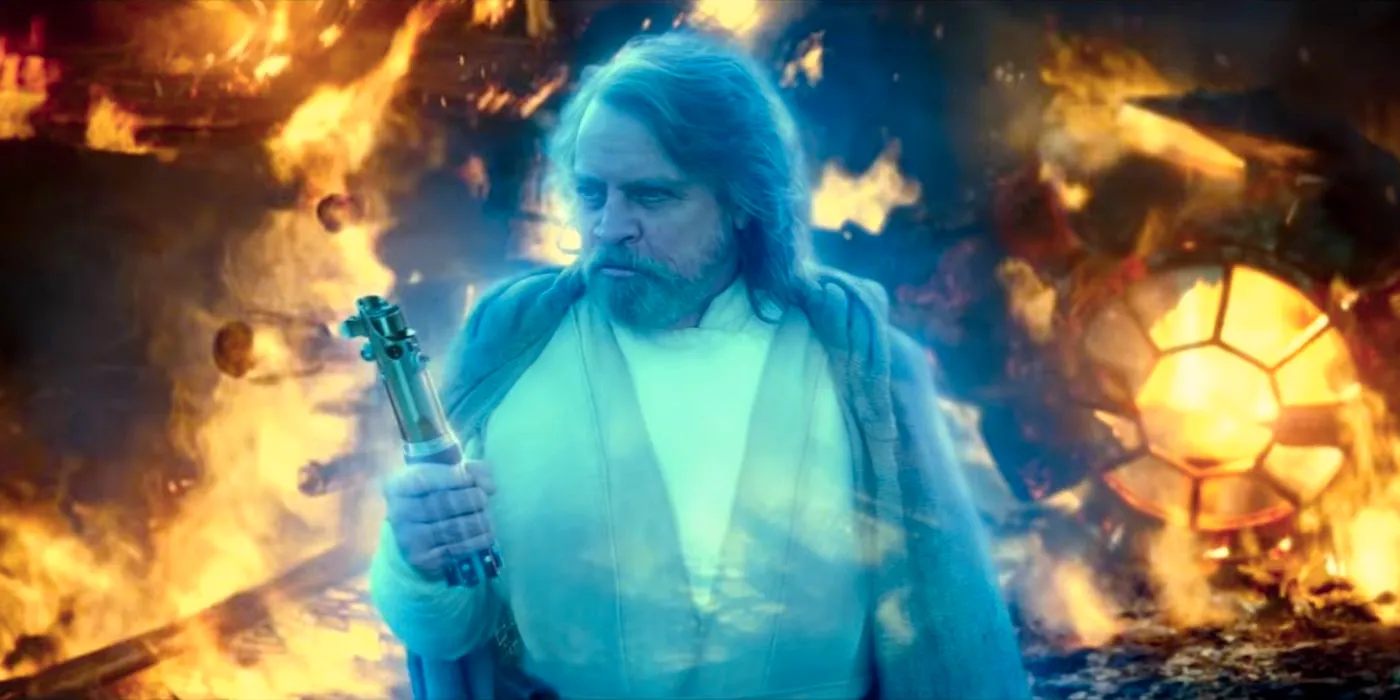 Mark Hamill as Force Ghost Luke Skywalker in Star Wars The Rise of Skywalker Image