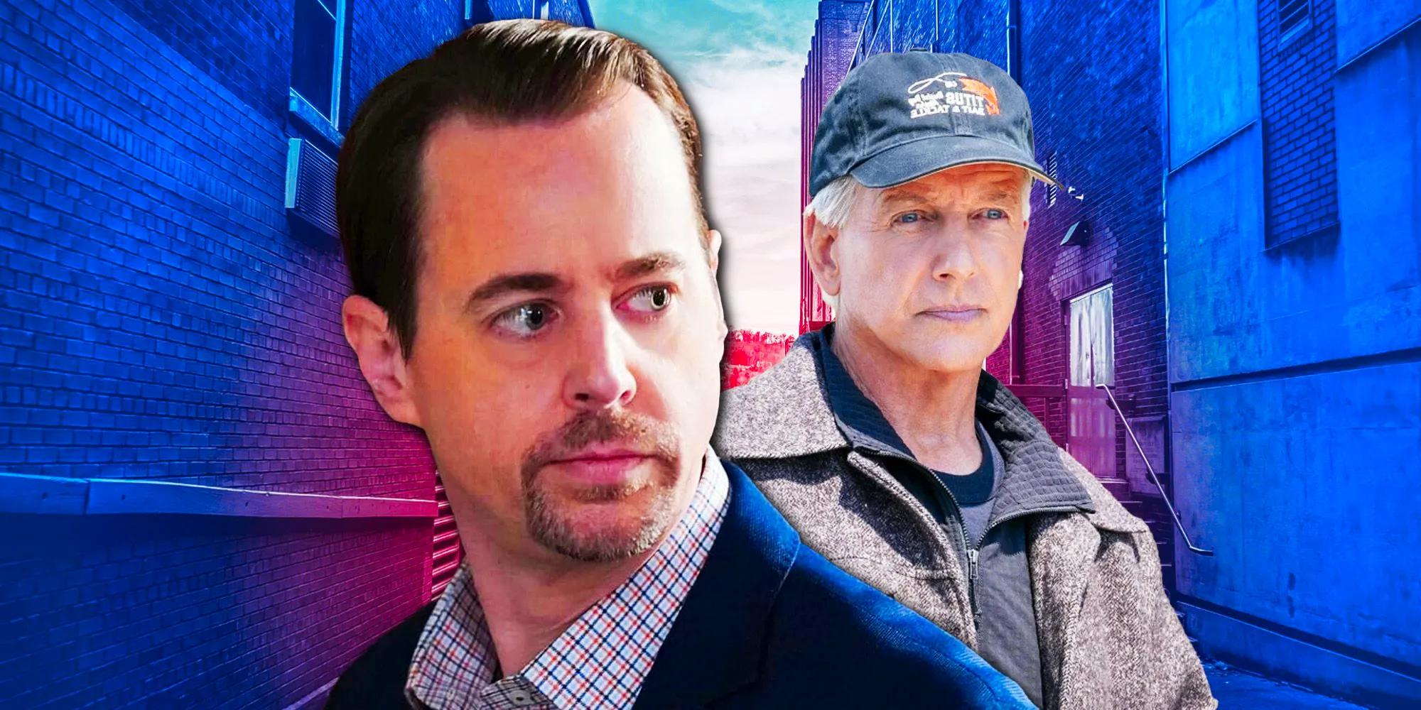 Mark Harmon as Gibbs and Sean Murray as McGee in NCIS Image