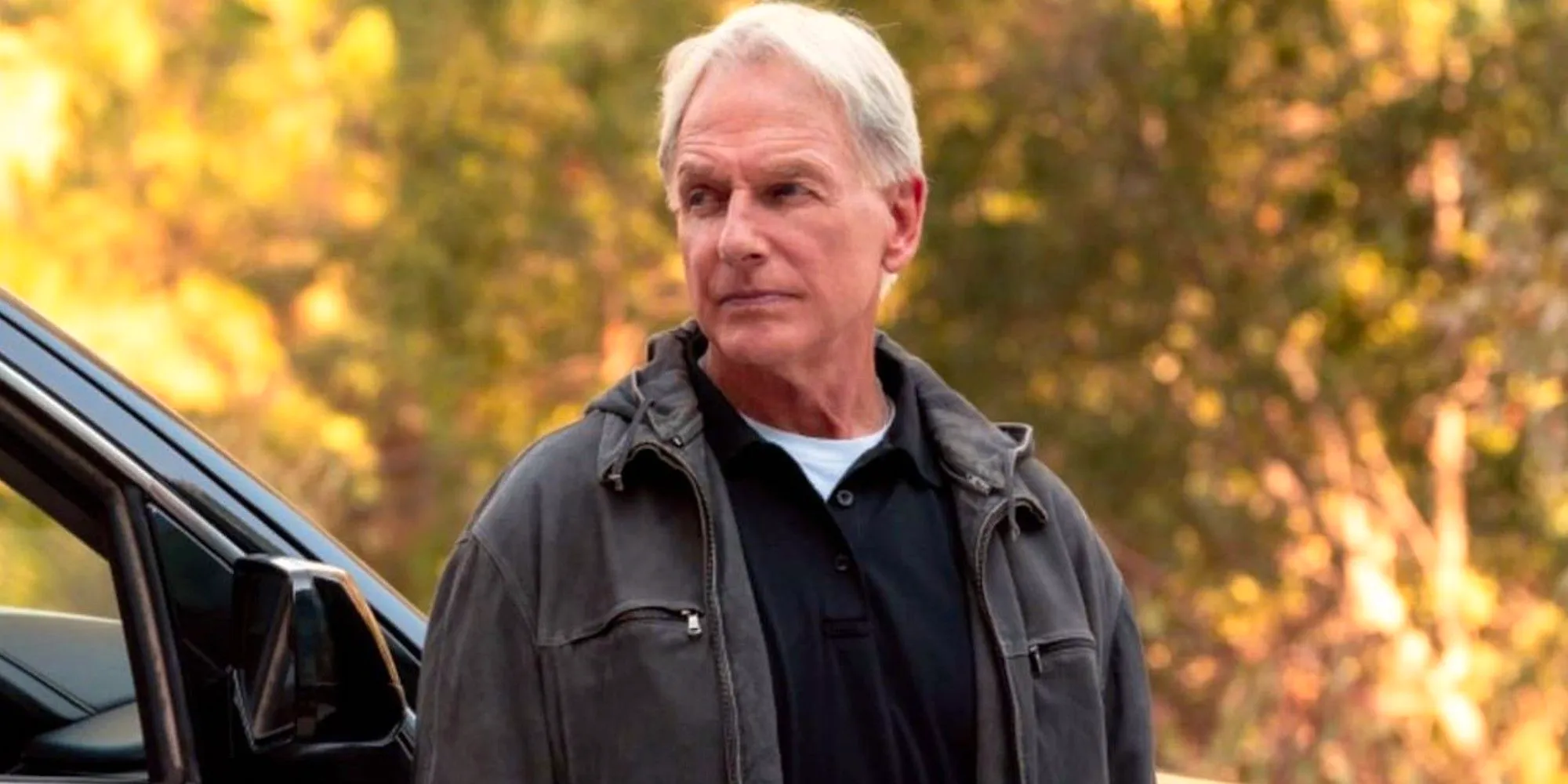 Mark Harmon as Leroy Jethro Gibbs looking angry in NCIS Image