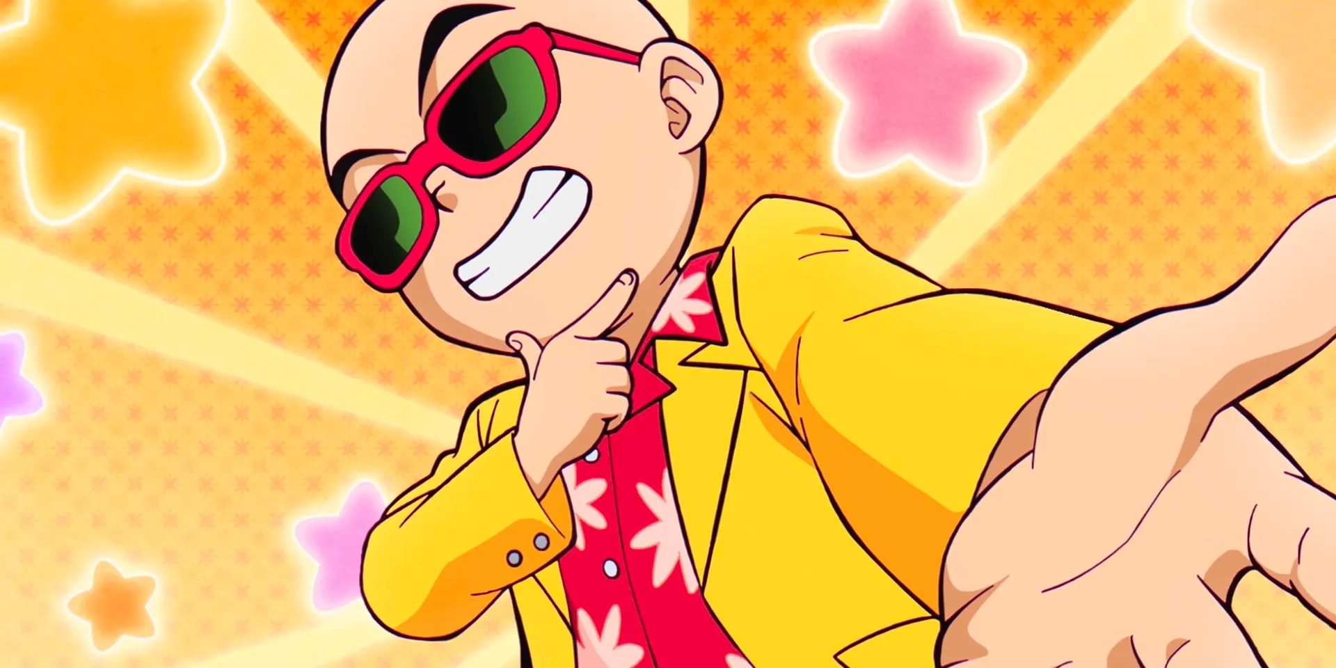 Master Roshi in his young body in Dragon Ball DAIMA Image