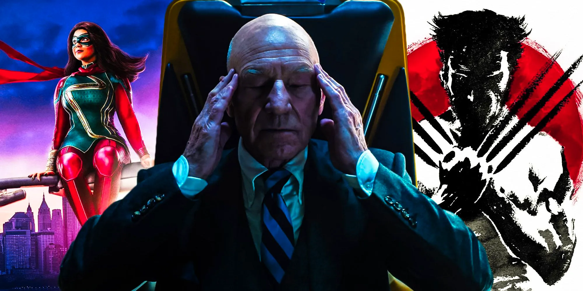 MCU Mutants Wolverine professor X Ms Marvel Image