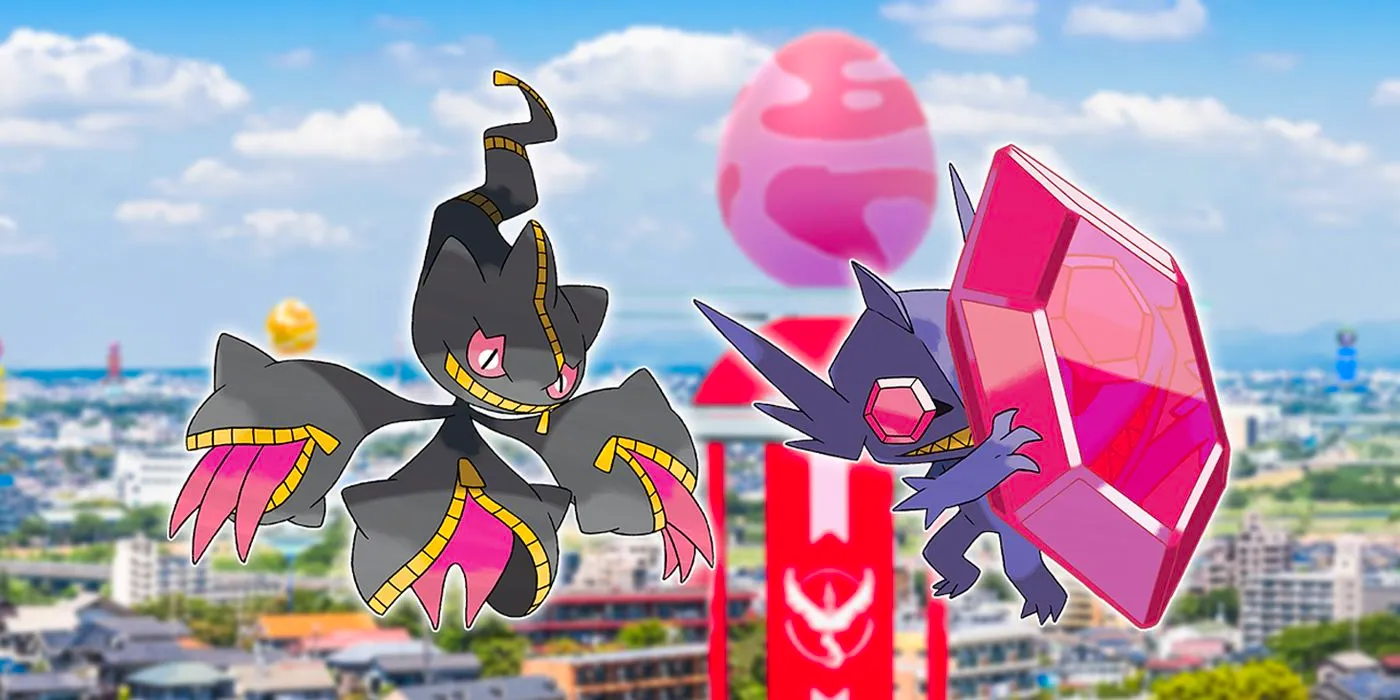 Mega Banette and Mega Sableye appearing in Mega Raids in Pokemon GO Image