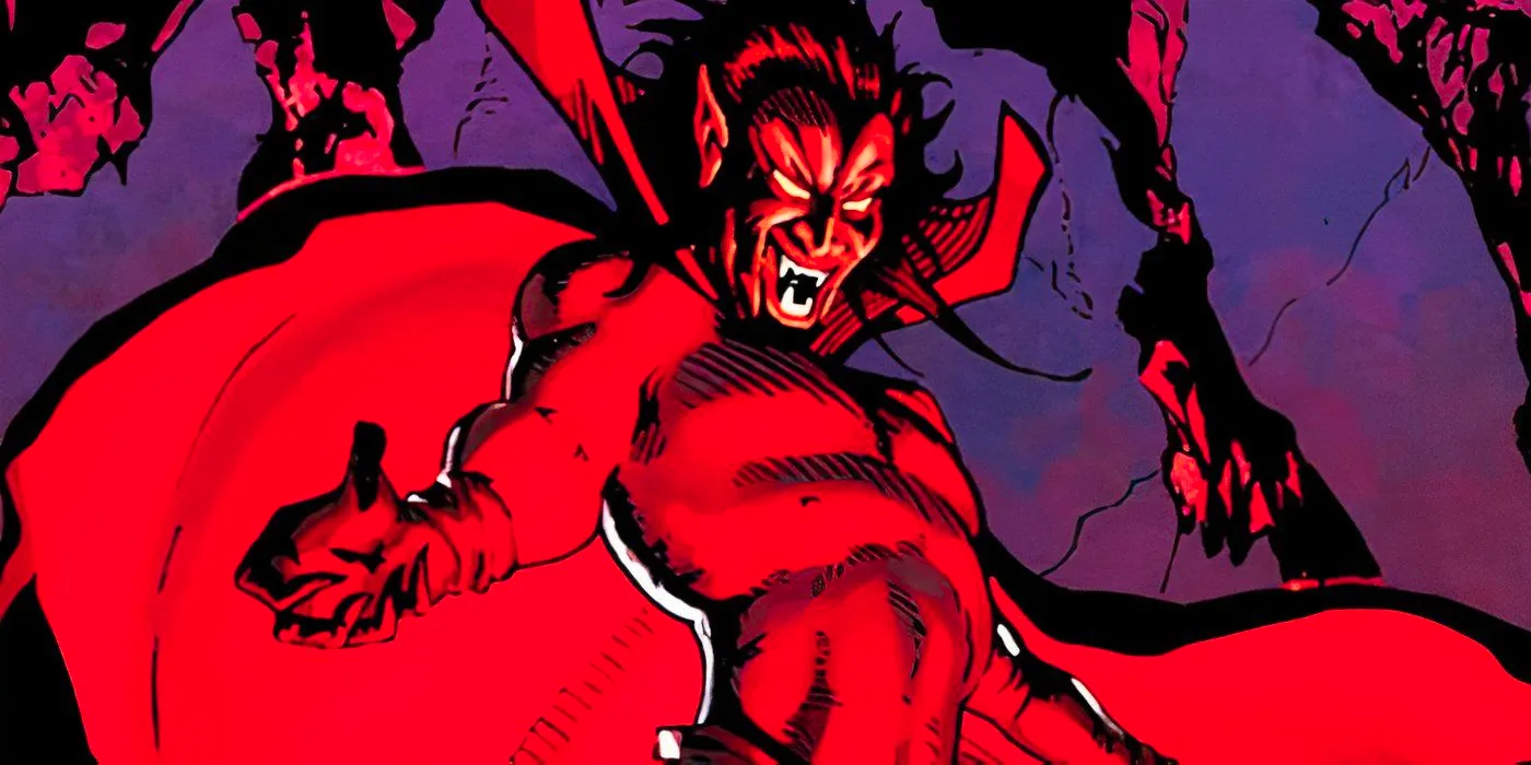 Mephisto with his cape in Marvel Comics Image