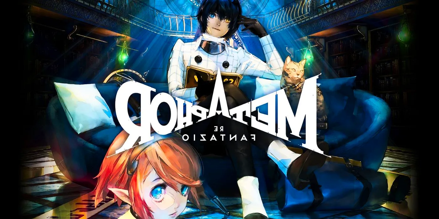 Metaphor ReFantazio key art showcasing the protagonist and Gallica with the game's logo Image