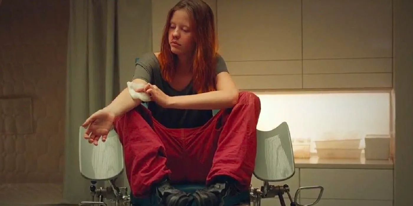 Mia Goth wounded in High Life Image