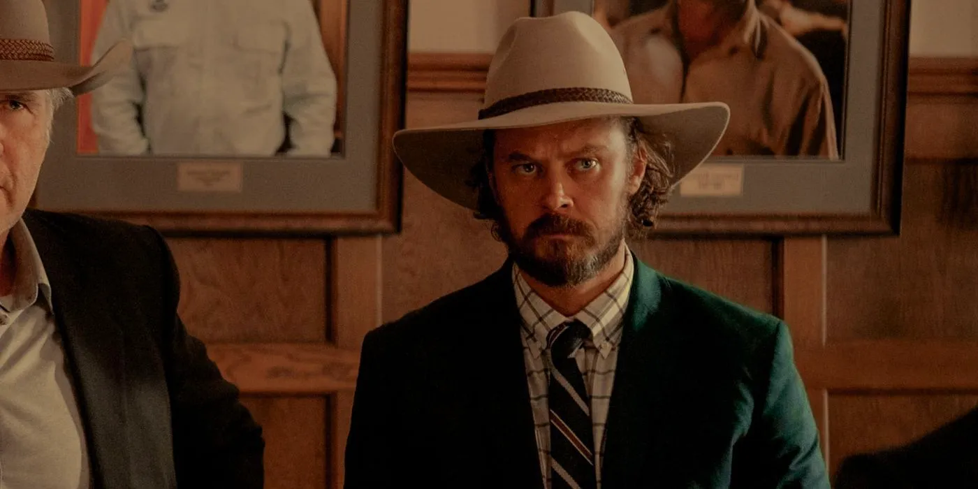 Michael Dorman looking annoyed in Territory Image