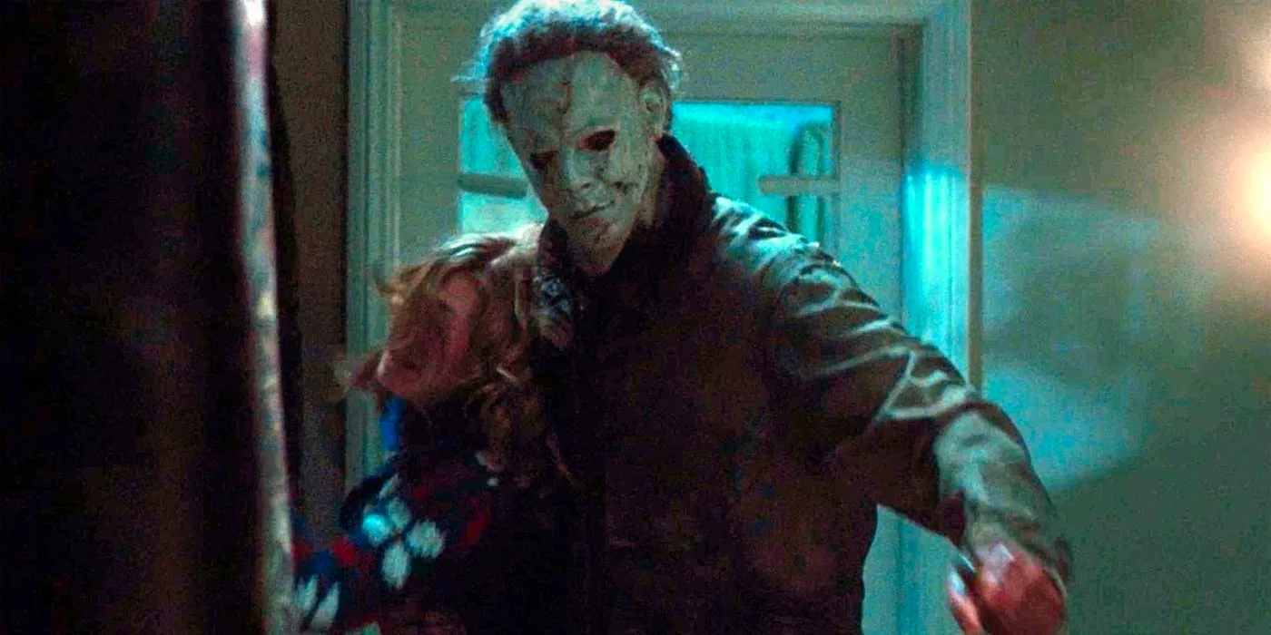 Michael Myers on a rampage in Rob Zombie's Halloween. Image