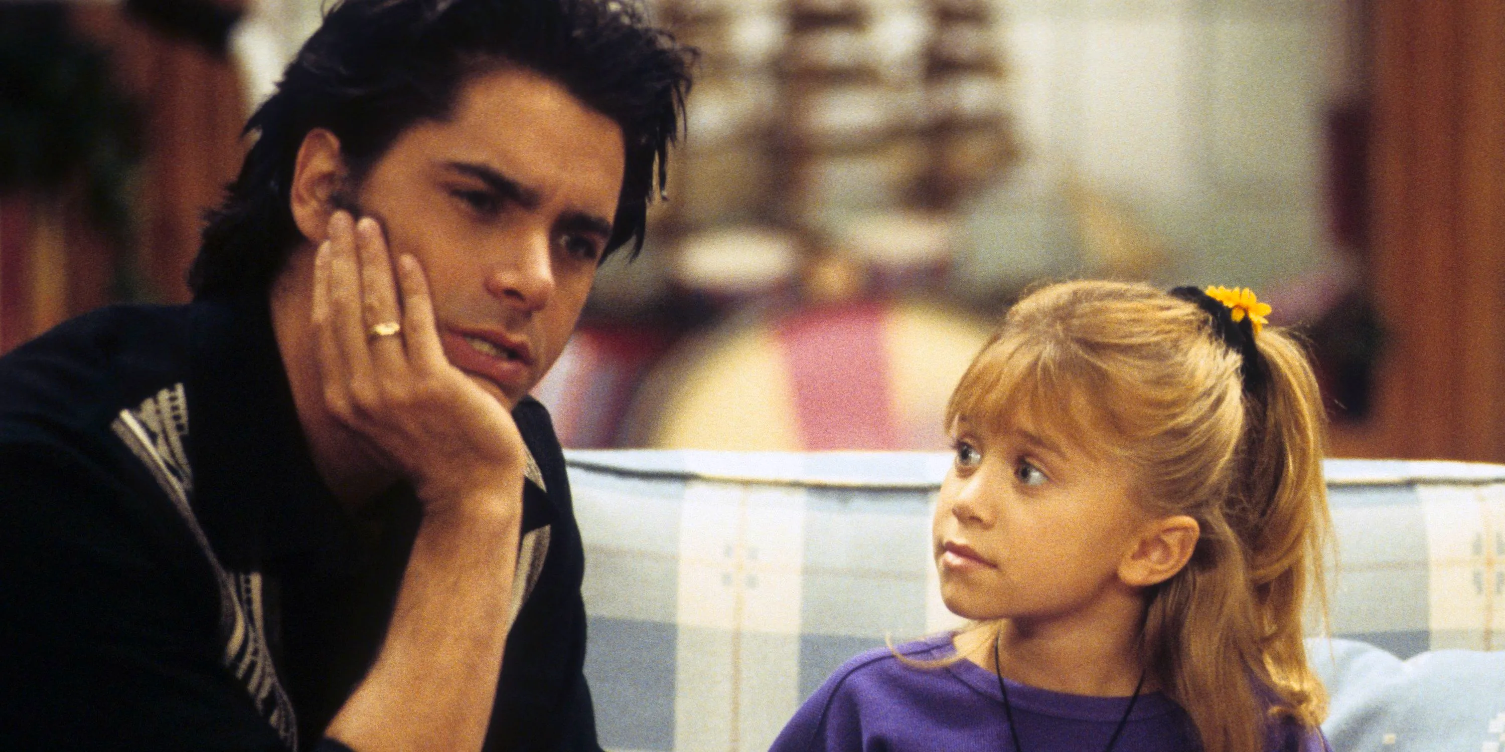 Michelle and Uncle Jesse on Full House. Image