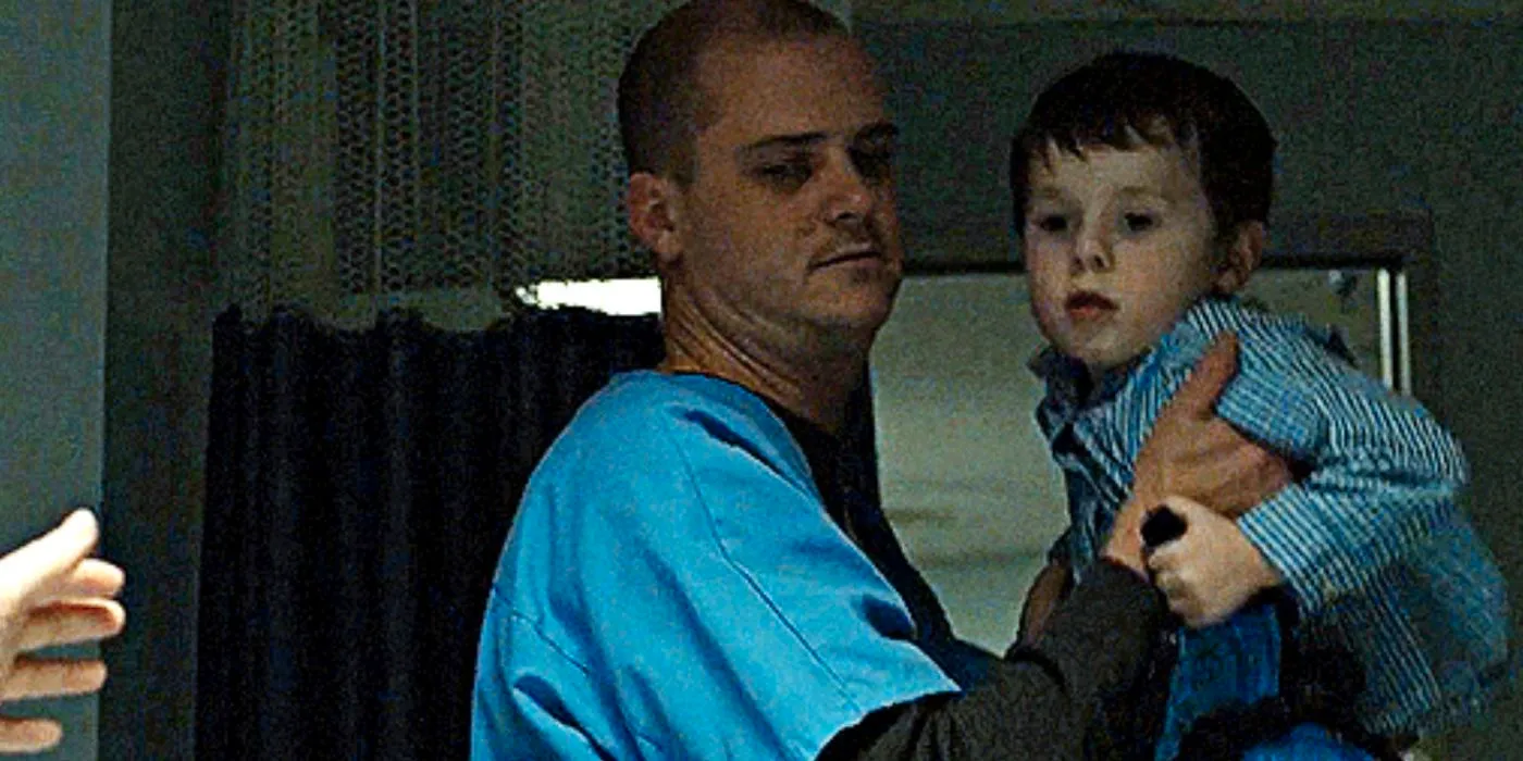 Mike Flanagan as a doctor holding a baby in Before I Wake Image