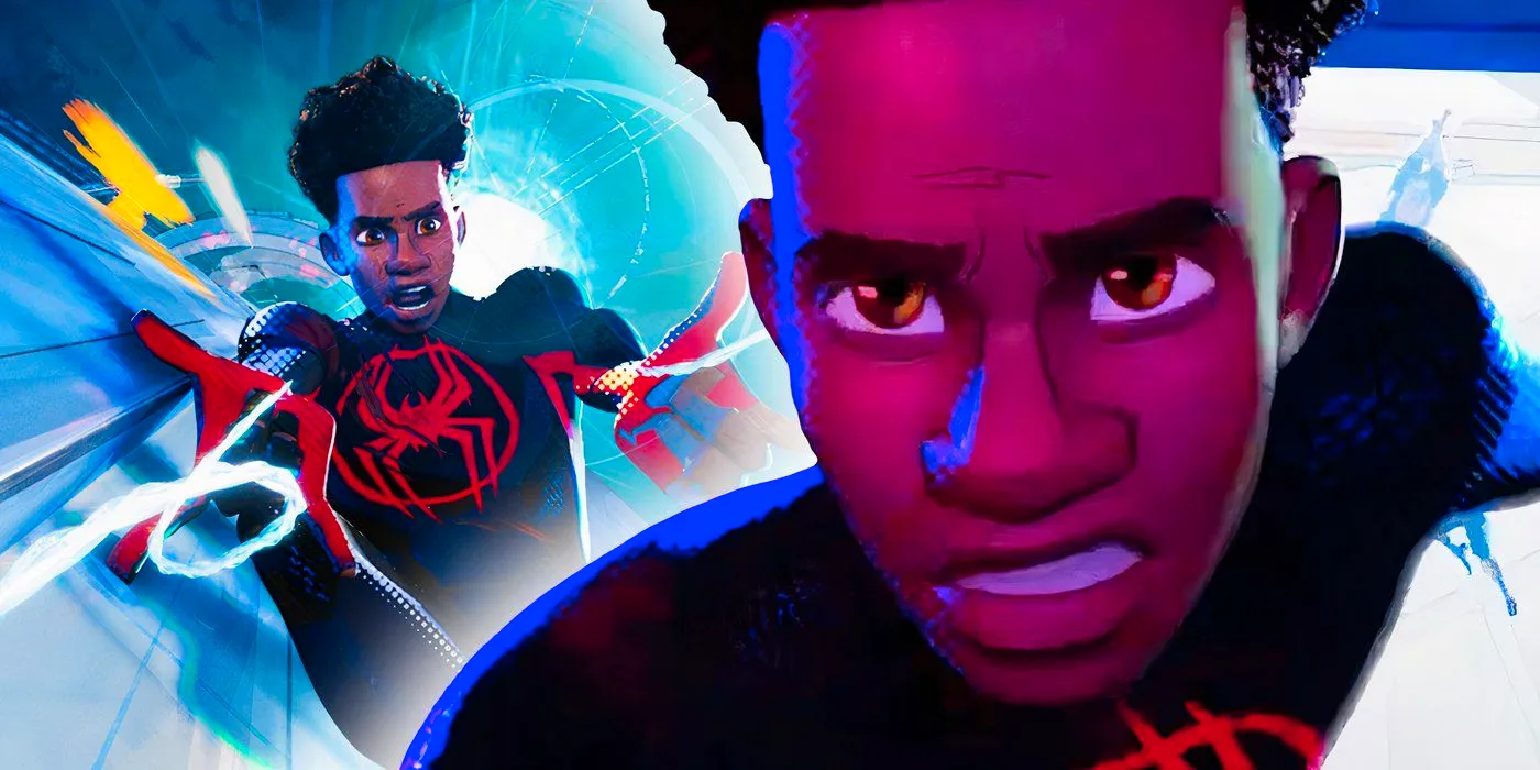 Miles Morales as Spider-Man in Spider-Man Across the Spider-Verse Image