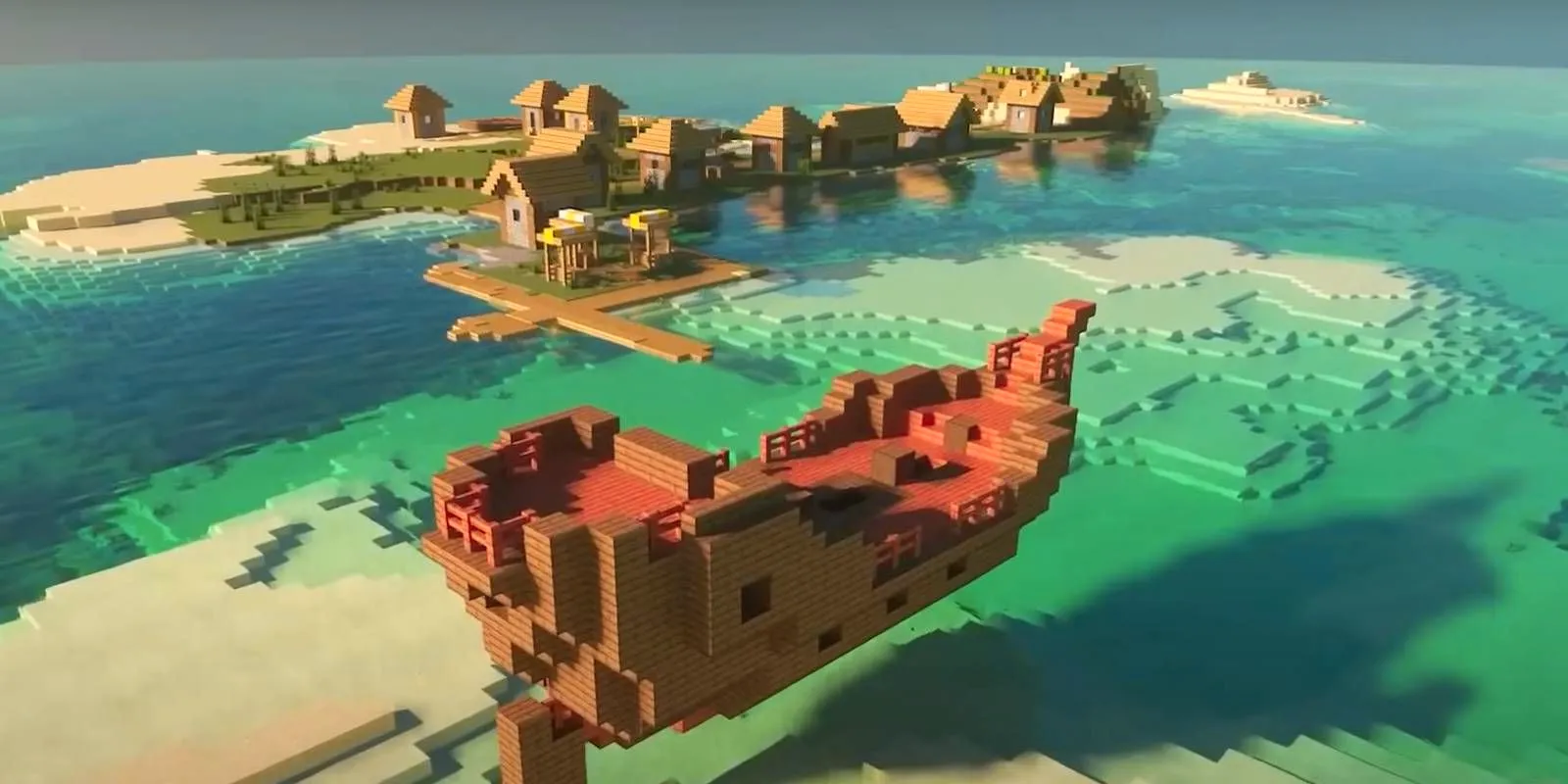 Minecraft Shipwreck Shores survival world seed Image