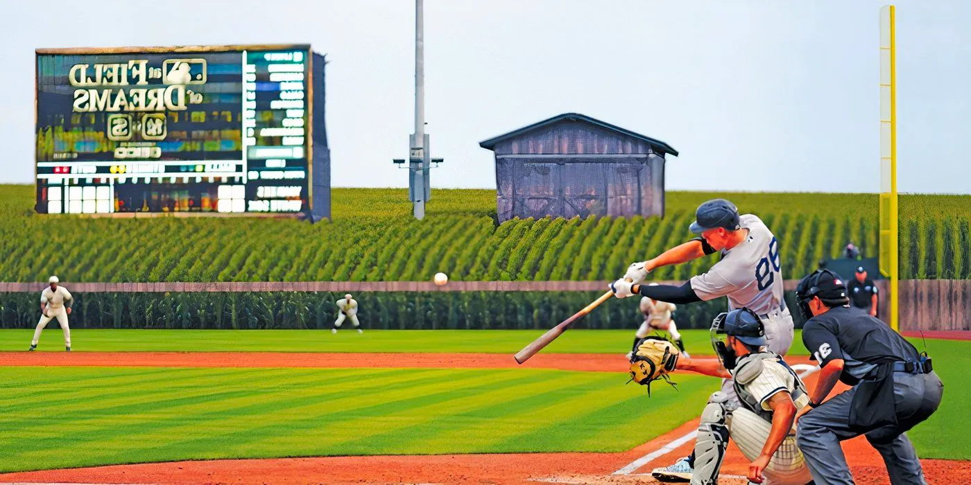 MLB at Field of Dreams stadium Image