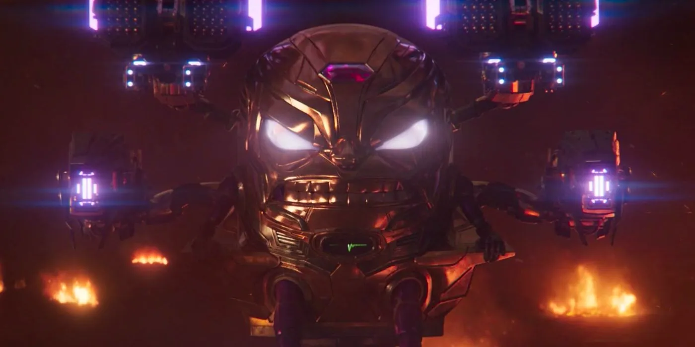 MODOK in Ant-Man and the Wasp: Quantumania (2023) preparing to fire his weapons Image