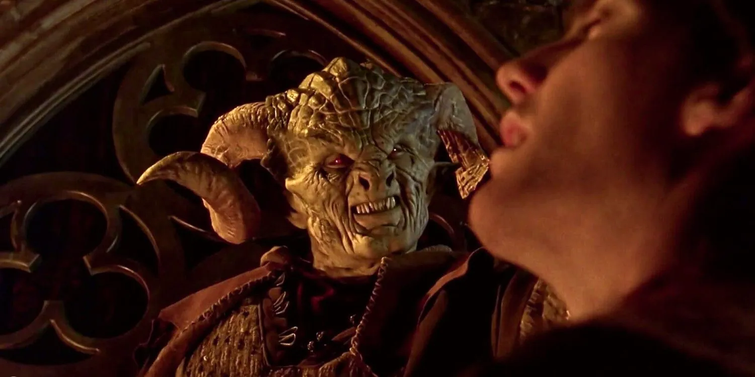 Moloch the Corrupter attacking Xander in the Buffy the Vampire Slayer episode I Robot You, Jane. Image