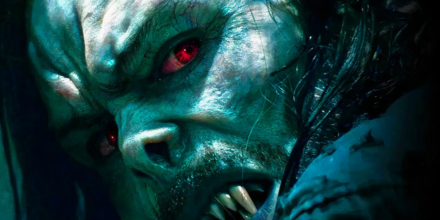 Monstrous Morbius with red eyes in Sony's Spider-Man Universe Image