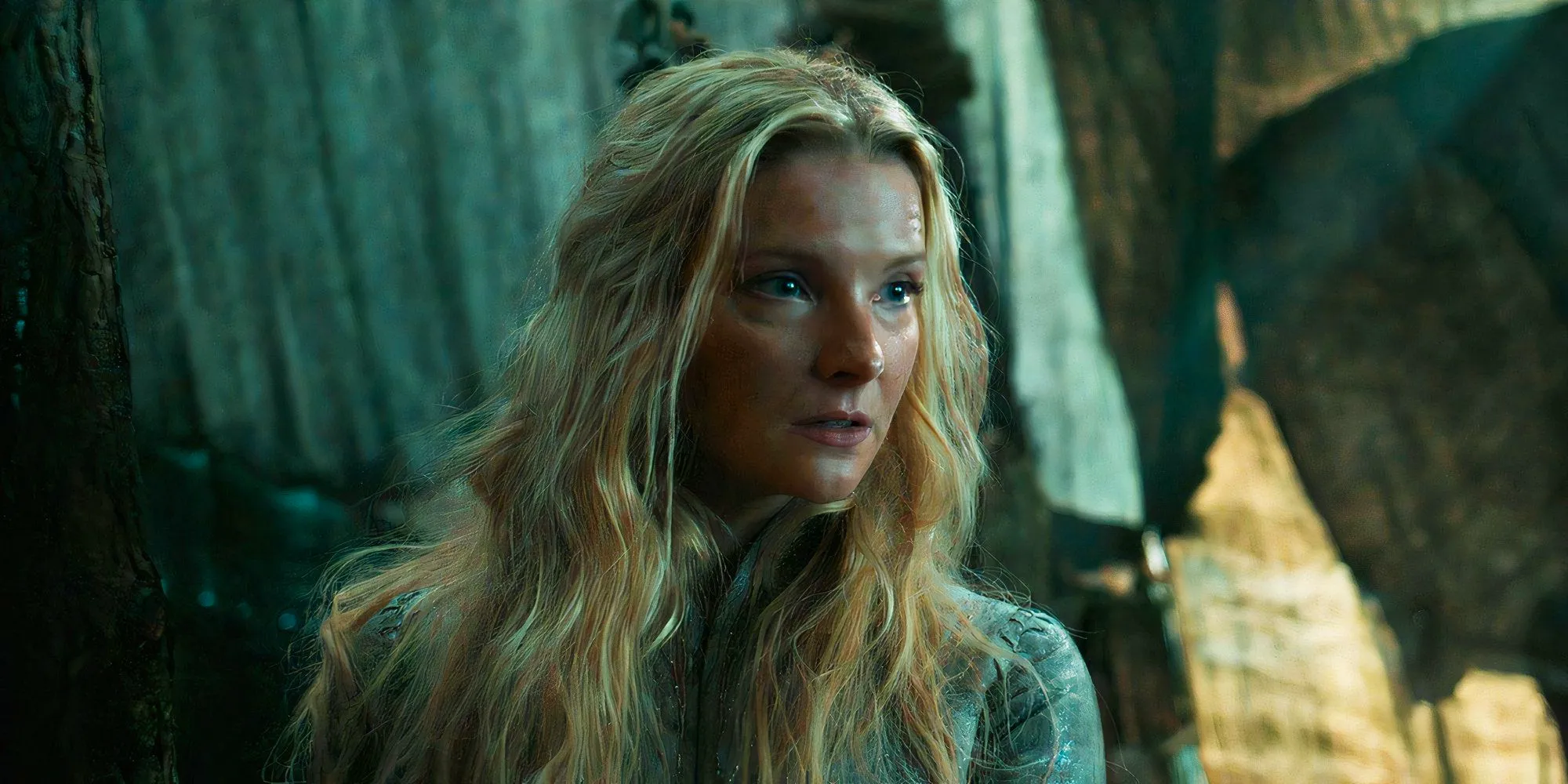 Morfydd Clark as Galadriel in The Lord of the Rings The Rings of Power season 2 episode 7 (1) Image