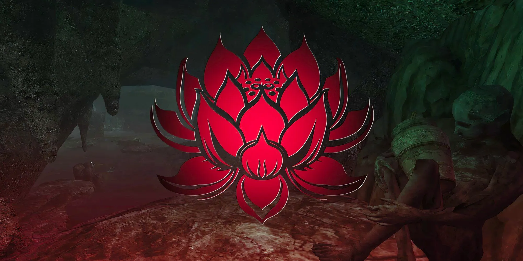 Morrowind - Red Wisdom - Logo with burial ground Image