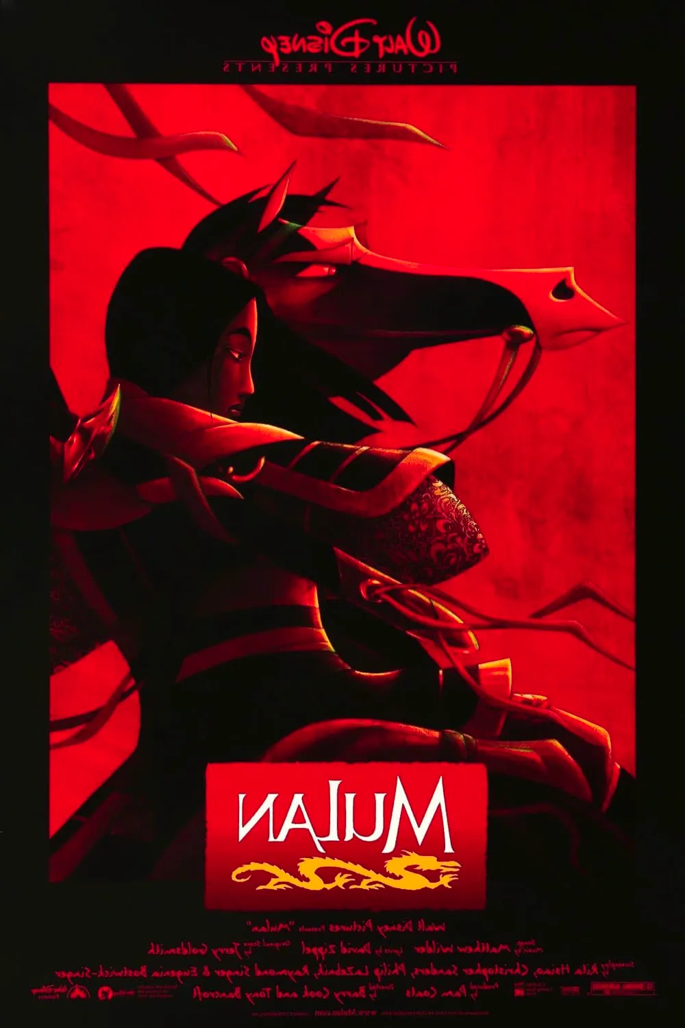 Mulan 1998 Movie Poster Image