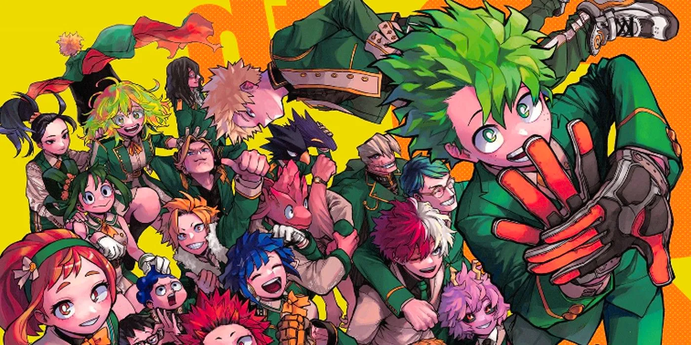 My Hero Academia Chapter 394 Color Spread Image