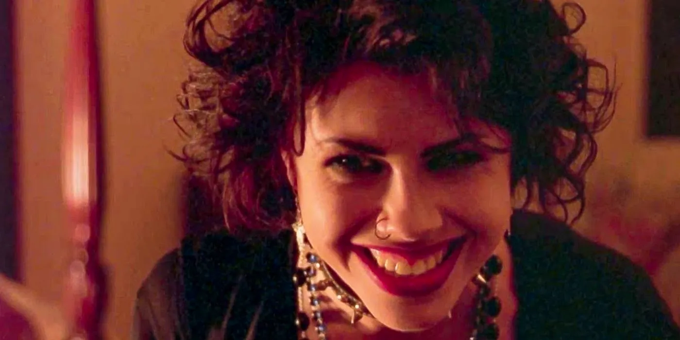 Nancy (Fairuza Balk) grinning at someone in The Craft. Image