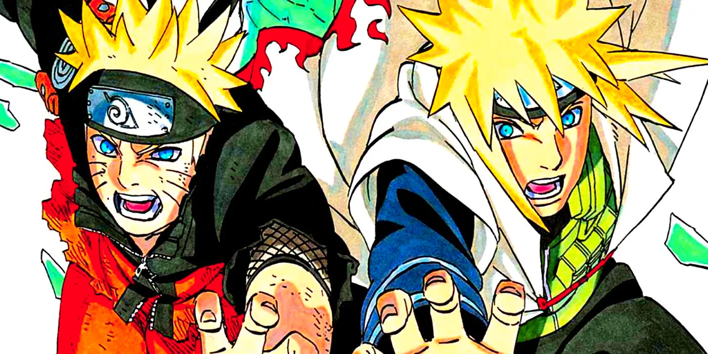 Naruto and Minato cover volume 67 Image