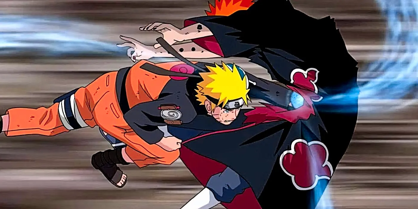 Naruto takes out one of the bodies of Pain Image