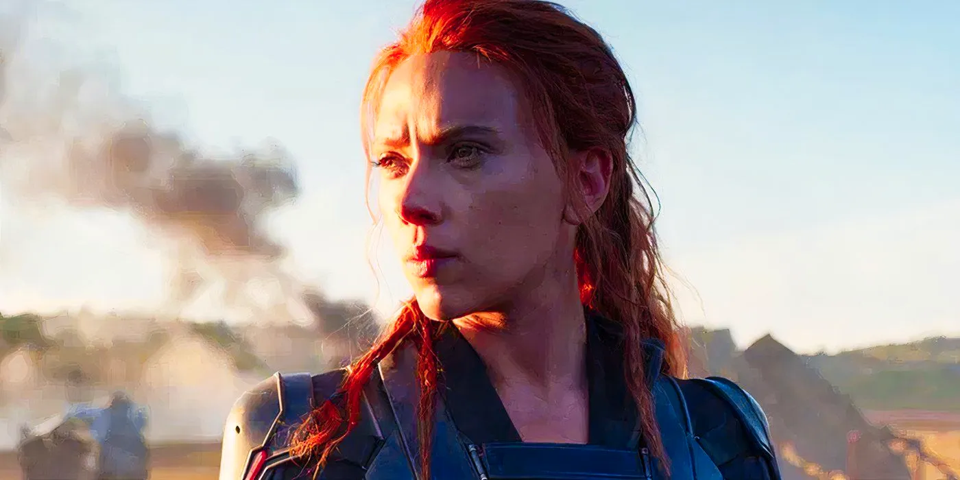 Natasha Romanoff in the final moments of 2021's Black Widow Image