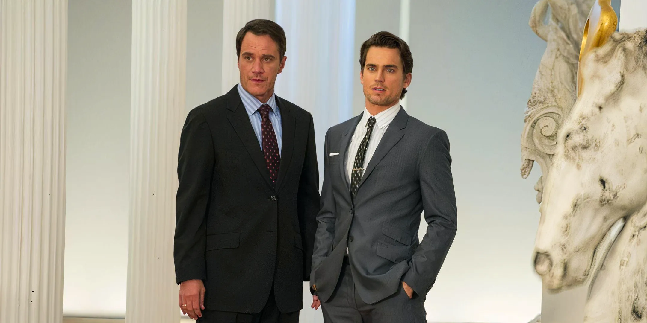 neal caffrey (matt bomer) and peter burke (tim dekay) in white collar Image