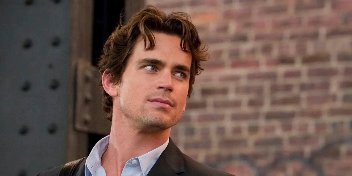 Neal is looking offscreen in White Collar. Image