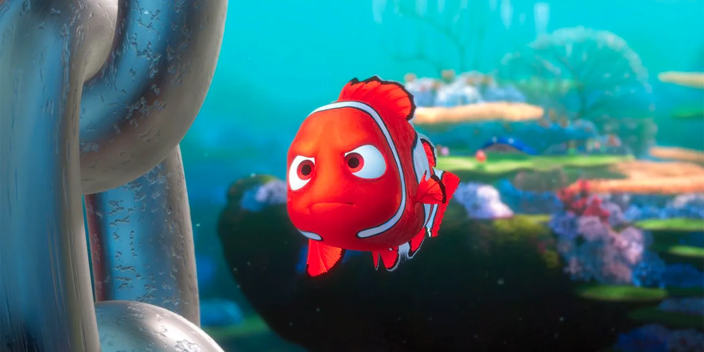 Nemo looking angry in Finding Nemo Image