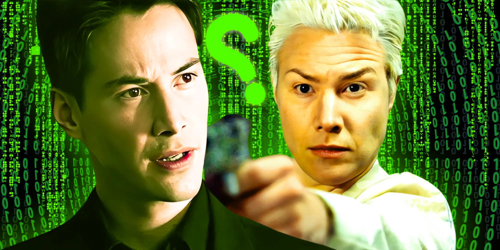 Neo and Switch in The Matrix (1999) Image