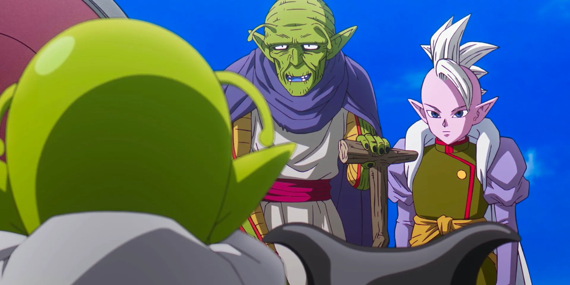 Neva meeting Dende, another Namek in Dragon Ball DAIMA Image