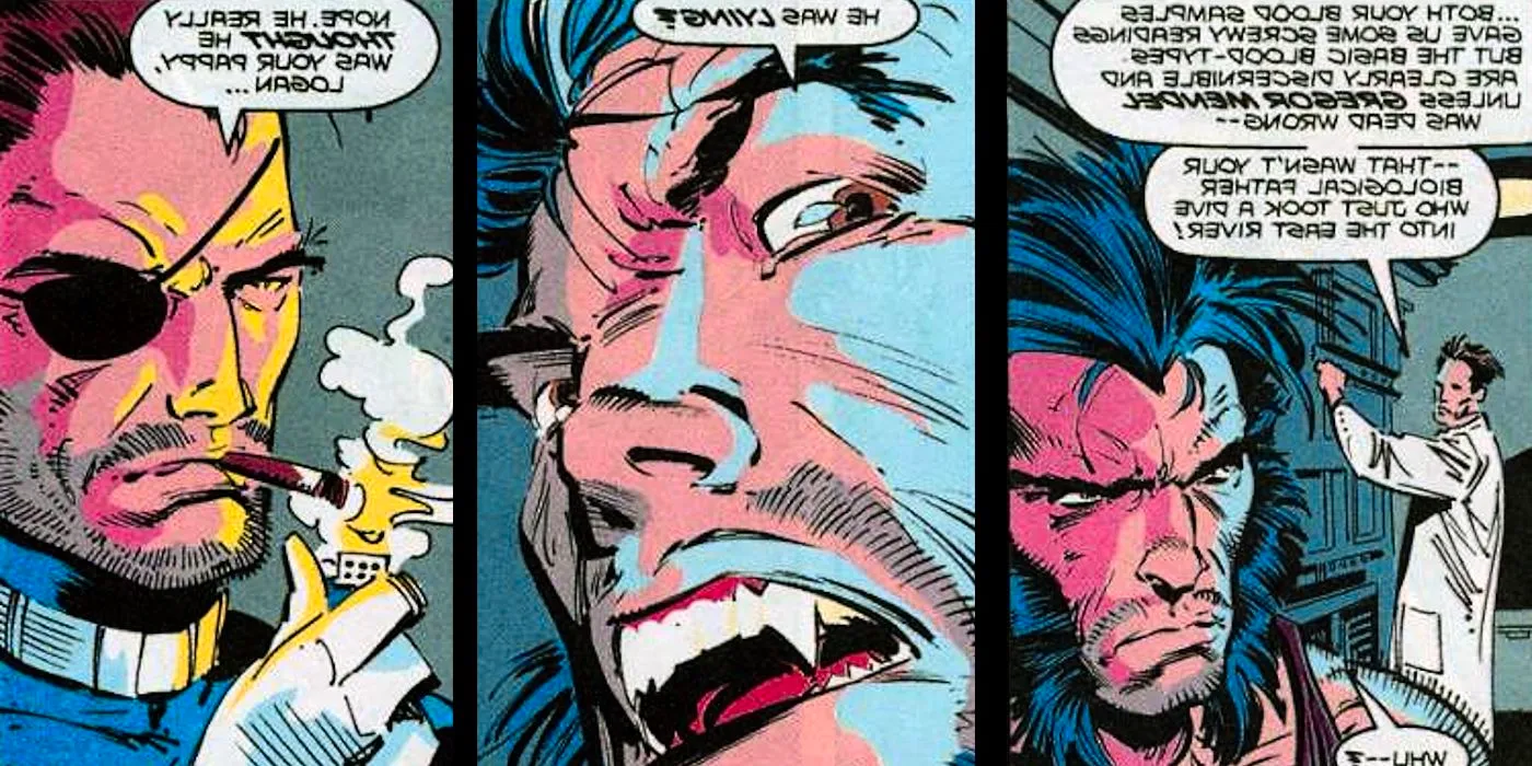 Nick Fury Confirms Sabretooth is Not Wolverine's Father in Marvel Comics Image