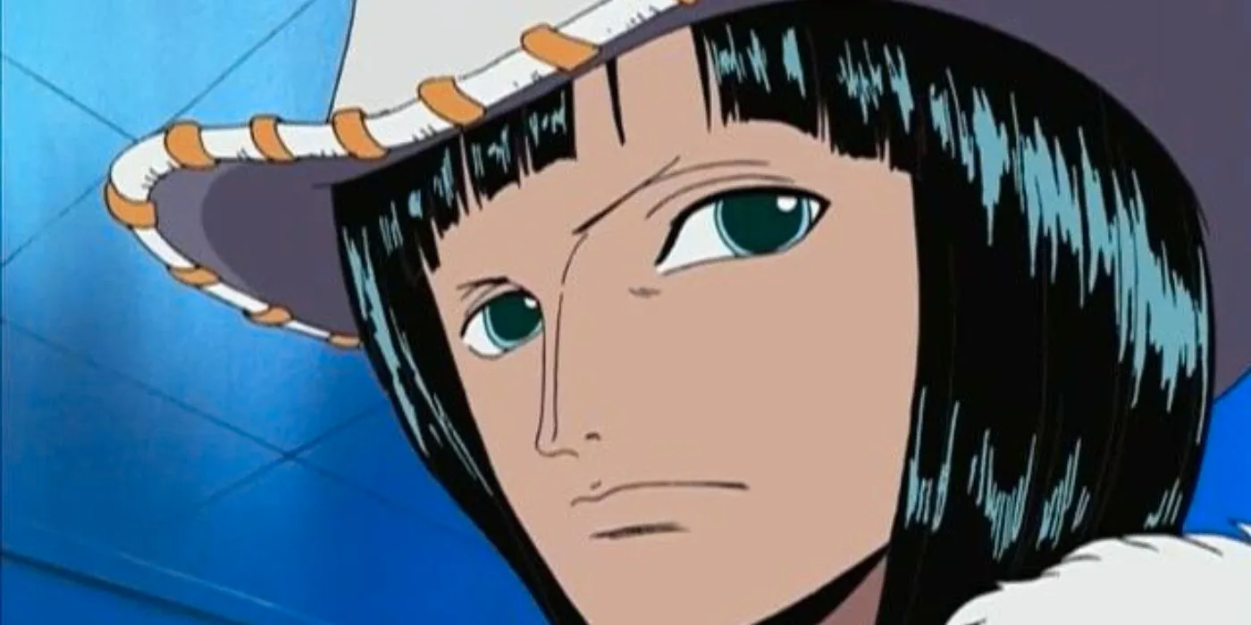 Nico Robin a Miss All Sunday gives someone the side eye in One Piece. Image