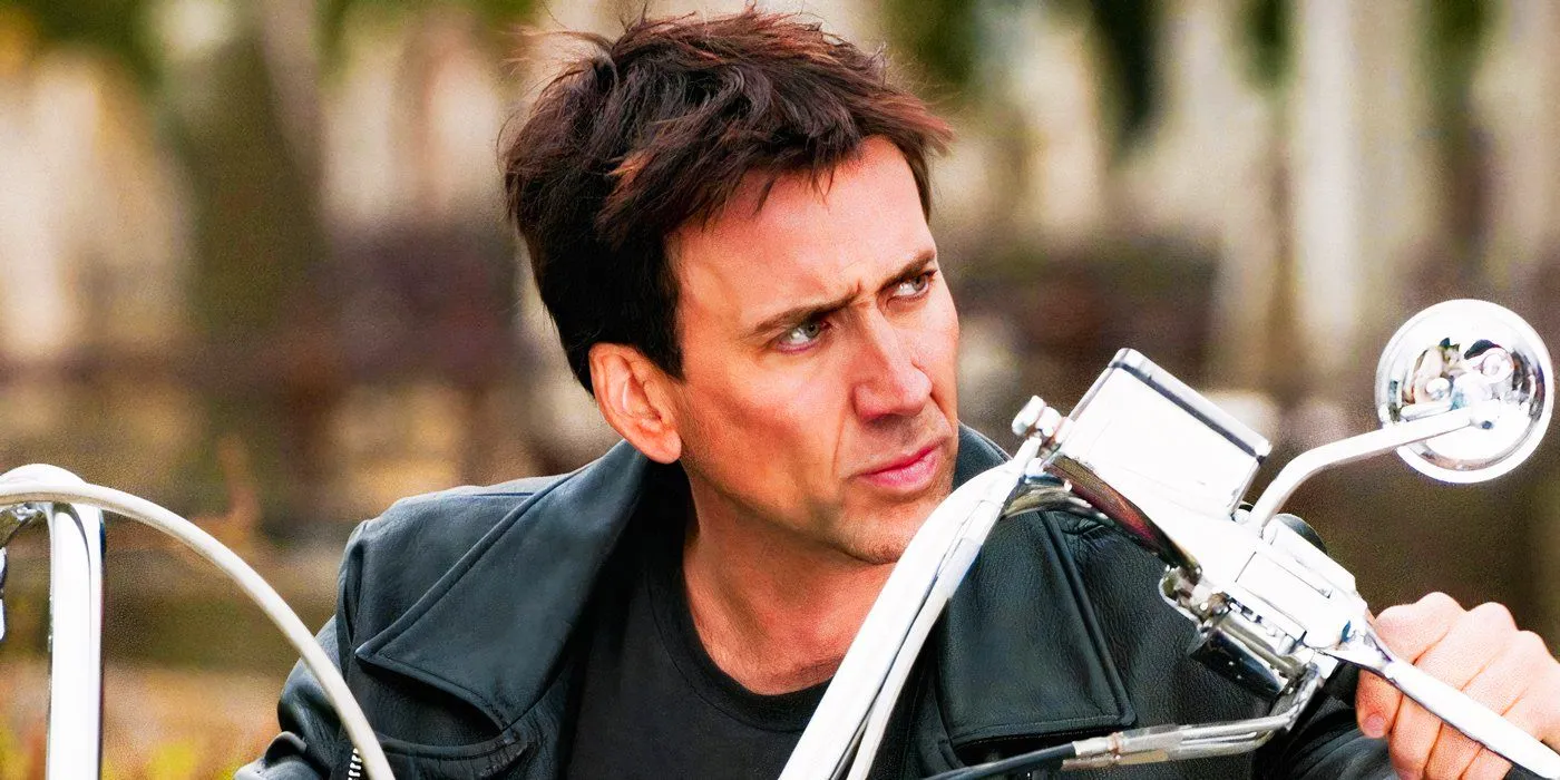 Nicolas Cage's Johnny Blaze as Ghost Rider in Ghost Rider Image