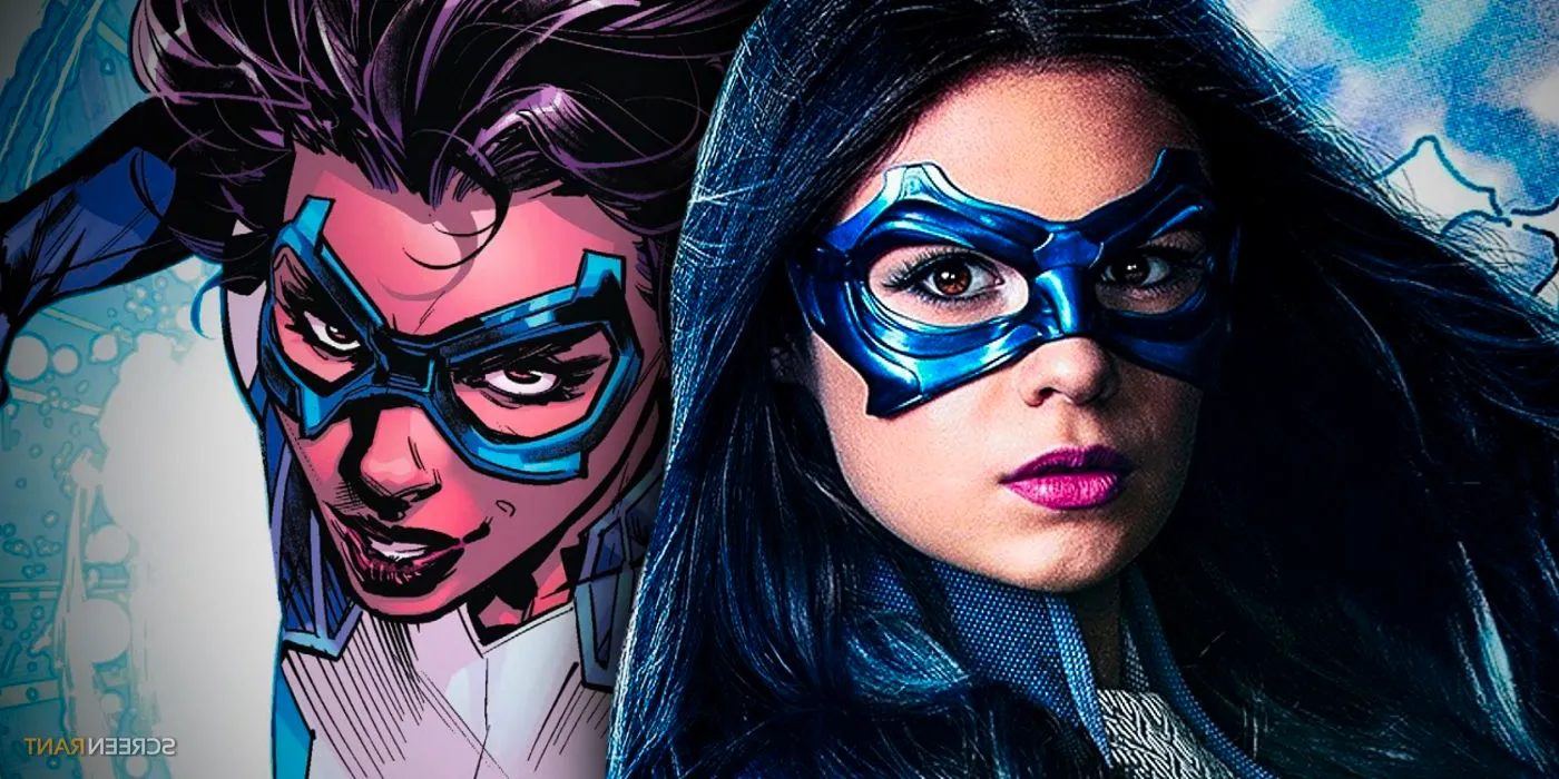 Nicole Maines as Dreamer with DC Comics Art Image