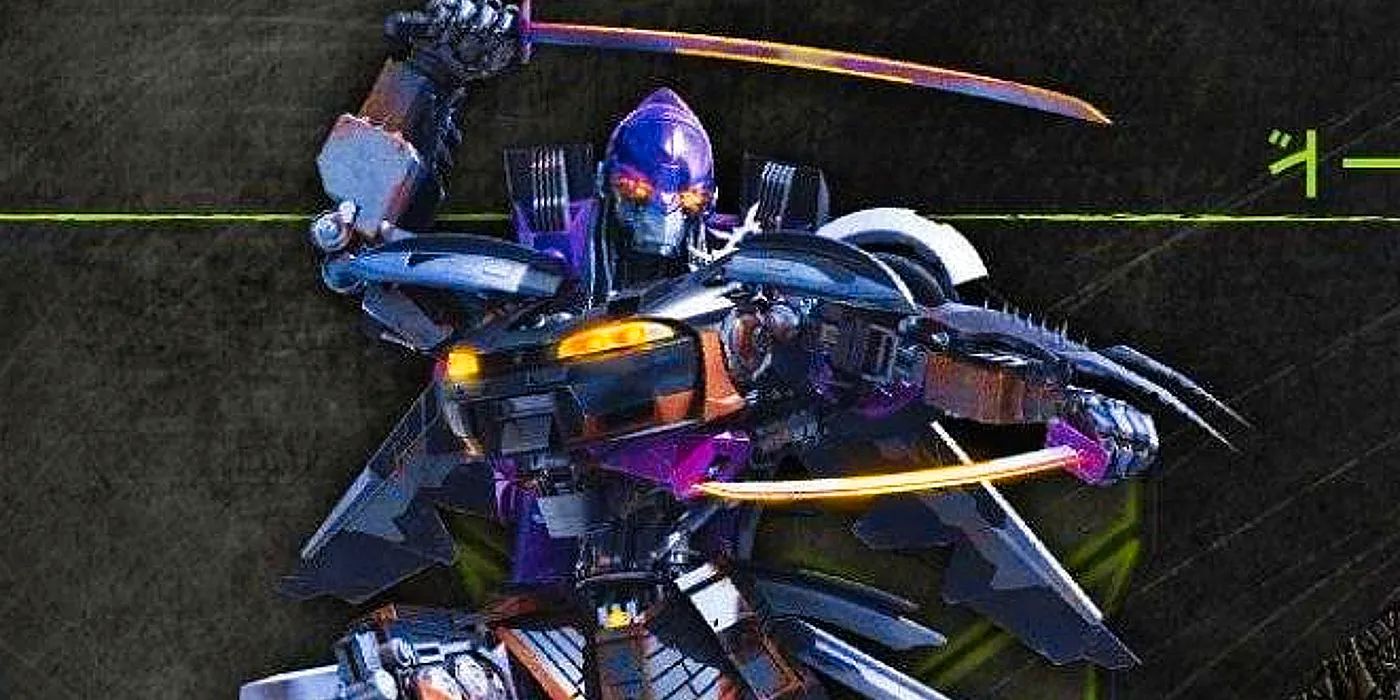 Nightbird wielding her Katana in Transformers: Rise of the Beasts Image