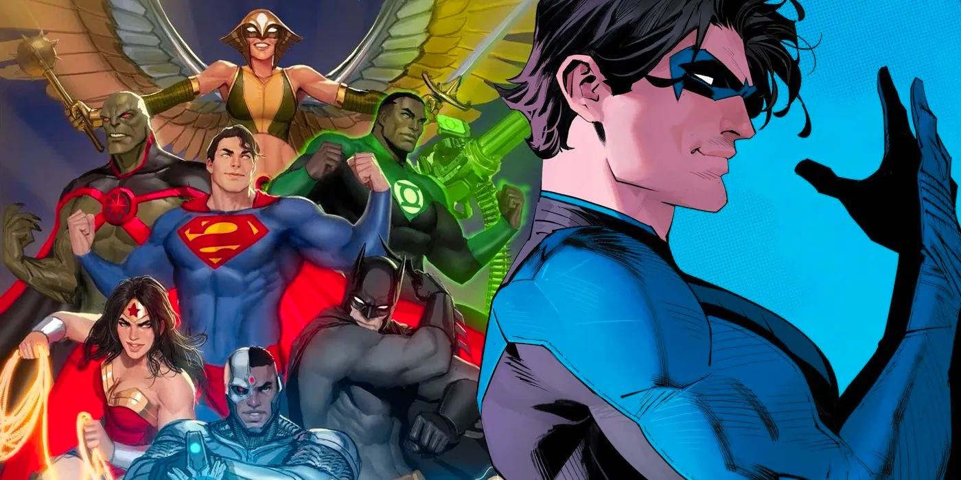 Nightwing and the Justice League DC Image