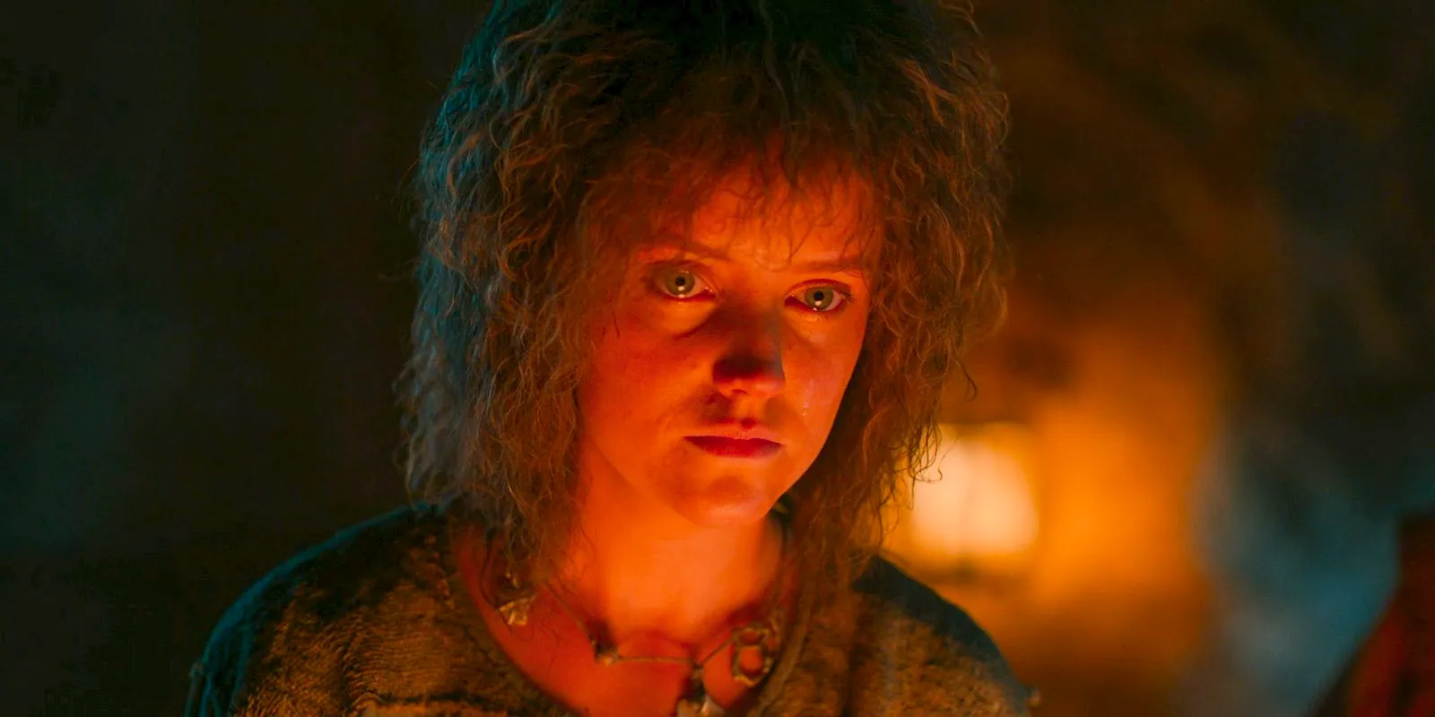 Nori (Markella Kavenagh) crying in The Lord of the Rings: The Rings of Power Season 2 Episode 4 Image