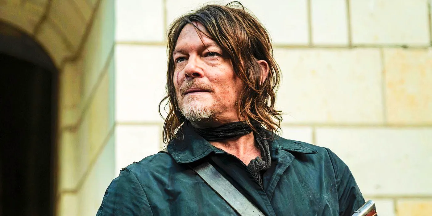 Norman Reedus as Daryl looking right in The Walking Dead: Daryl Dixon. Image