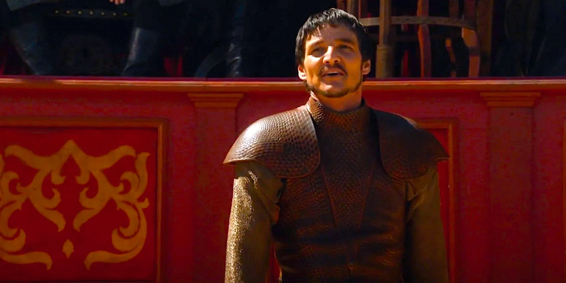 Oberyn suited up for trial by combat in Game of Thrones Image