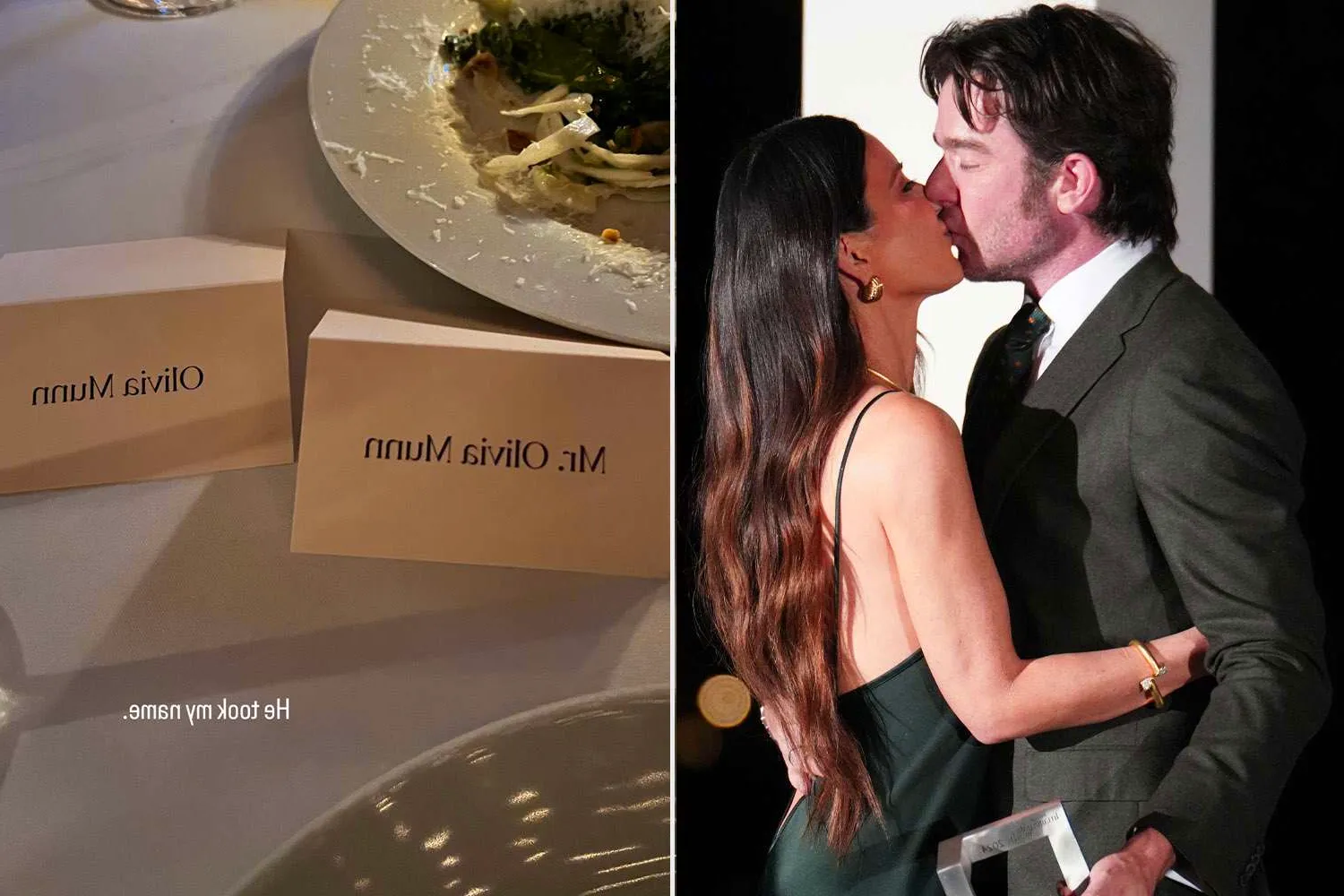 Olivia Munn Husband John Mulaney Has 'Mr. Olivia Munn' Place Card at Event Image